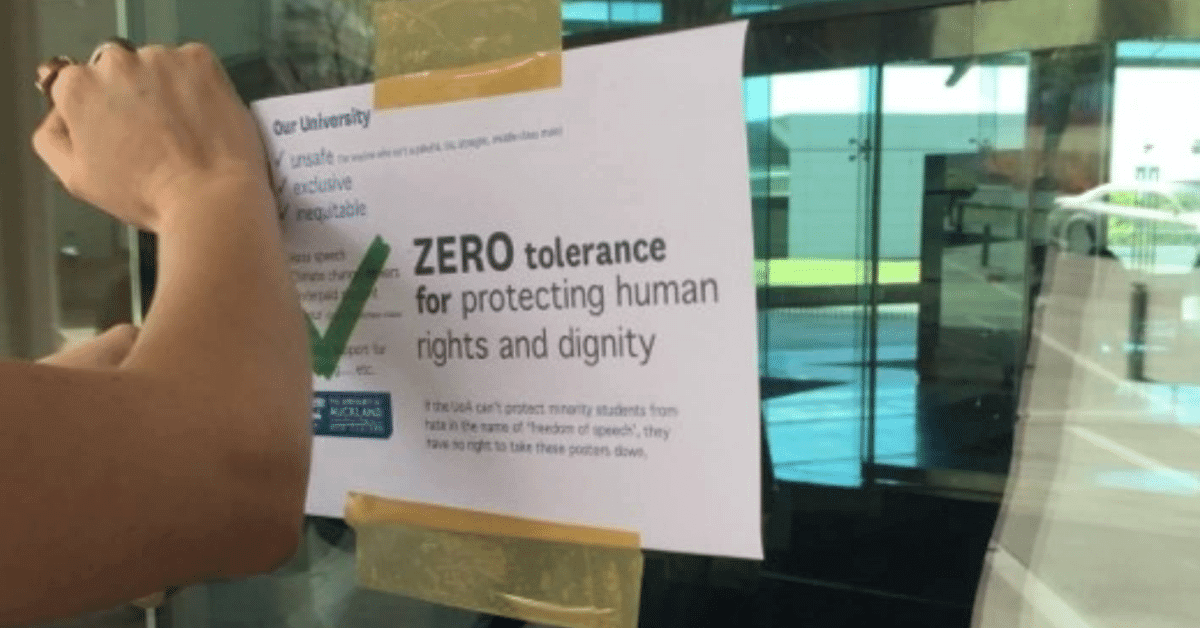 Zero Tolerance Poster- Sereana Naepi